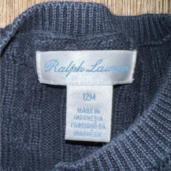 Ralph Lauren Baby Mini-Cable Cotton Cardigan - Picture 6 of 8